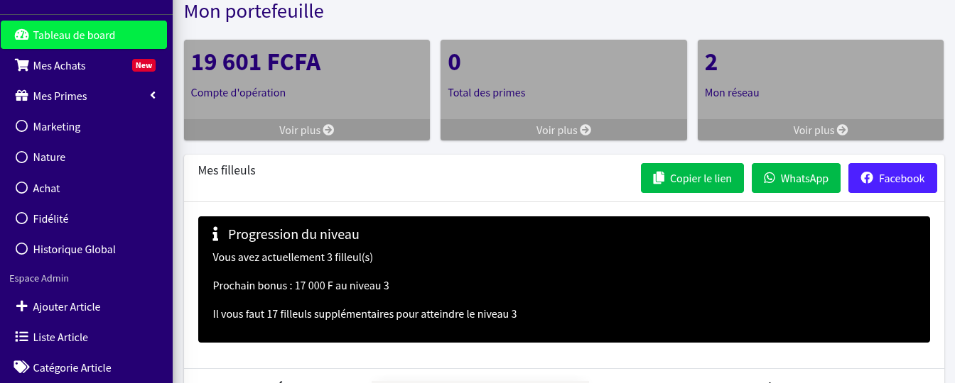 Online store with networking and loyalty system